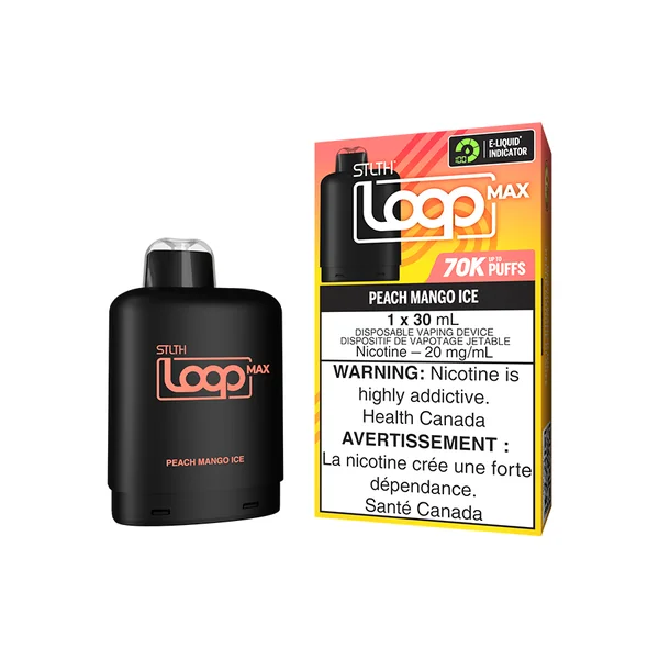 STLTH LOOP MAX POD PACK - PEACH MANGO ICE (4PCS/CTN)