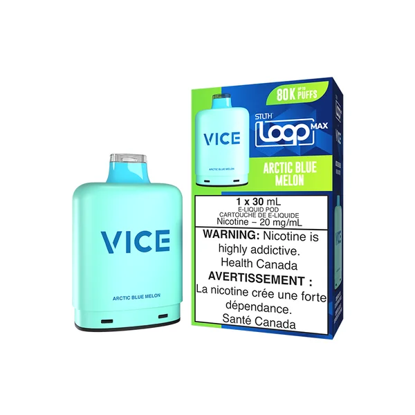 STLTH LOOP MAX X VICE POD PACK - ARCTIC BLUE MELON (4PCS/CTN) [ON]