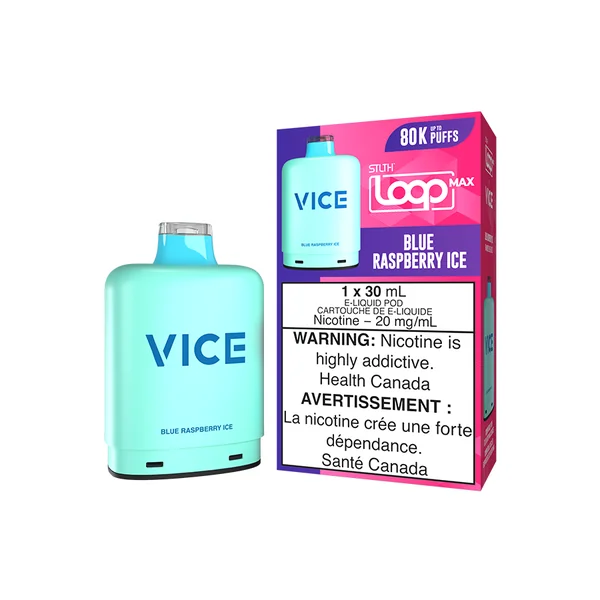 STLTH LOOP MAX X VICE POD PACK - BLUE RASPBERRY ICE (4PCS/CTN) [AB]