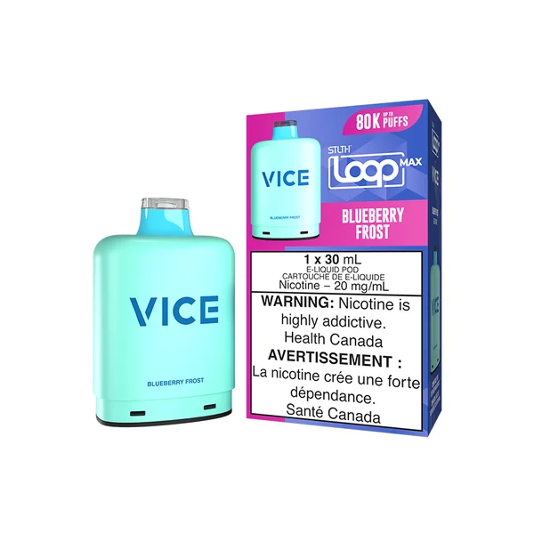 STLTH LOOP MAX X VICE POD PACK - BLUEBERRY FROST (4PCS/CTN) [AB]