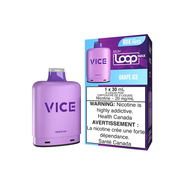 STLTH LOOP MAX X VICE POD PACK - GRAPE ICE (4PCS/CTN) [AB]