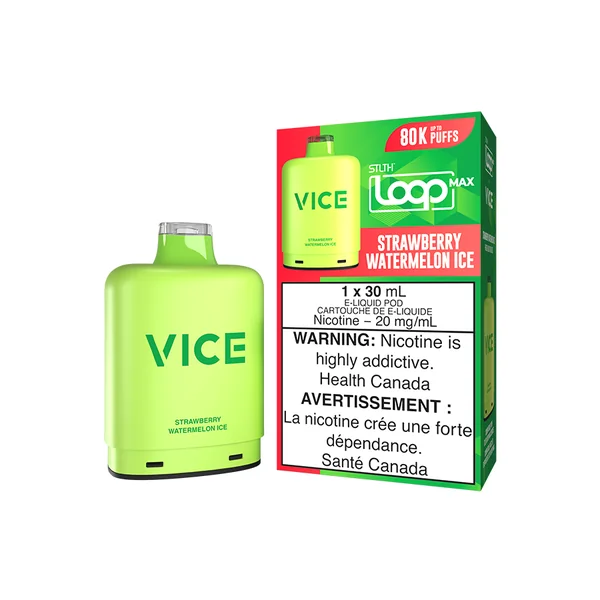 STLTH LOOP MAX X VICE POD PACK - STRAWBERRY WATERMELON ICE (4PCS/CTN)