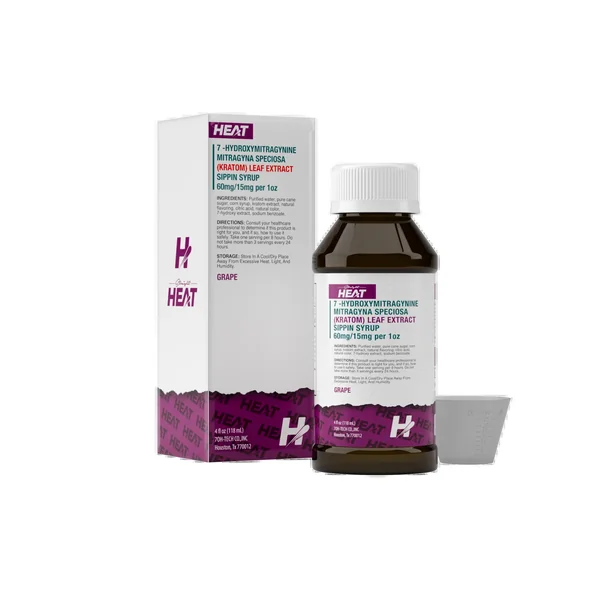 Straight Heat Sippin Kratom Syrup 4oz (SINGLE)