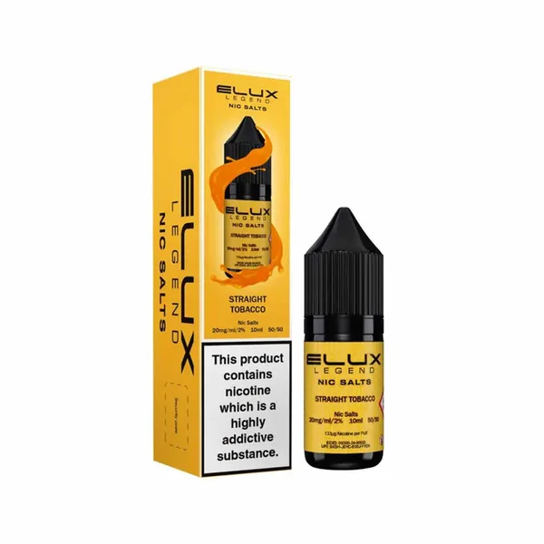 Straight Tobacco Nic Salt by Elux Legend