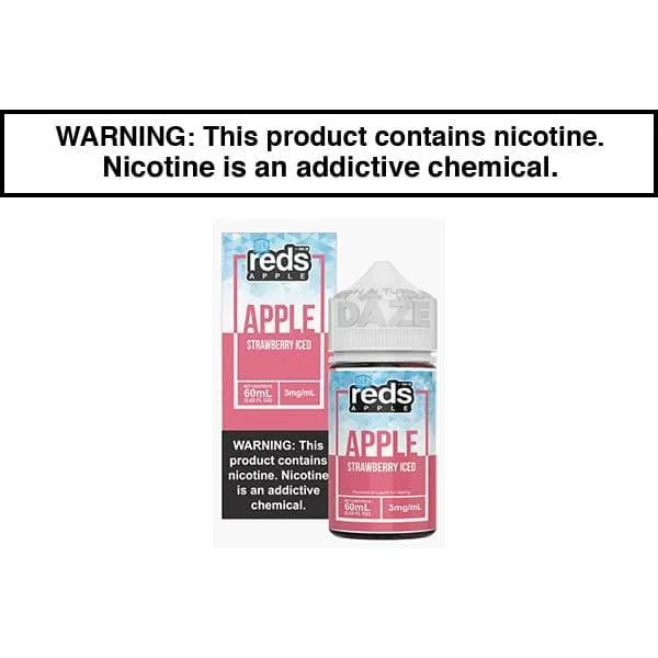 STRAWBERRY APPLE ICED BY REDS E JUICE 60ML/100ML
