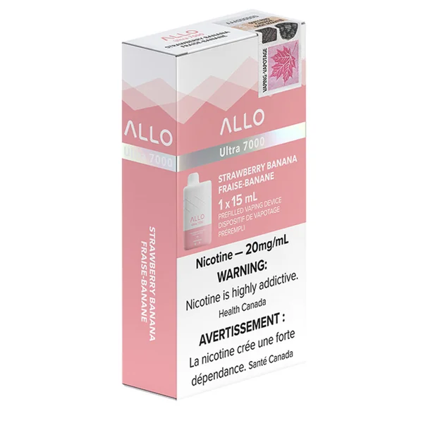 Strawberry Banana ALLO Ultra 7000 Disposable Vape | VapeLoft - Image 2