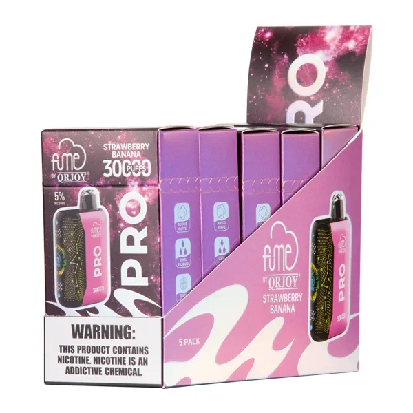 Strawberry Banana FUME PRO 30K - Vaperushusa Online Vape Store - Image 2