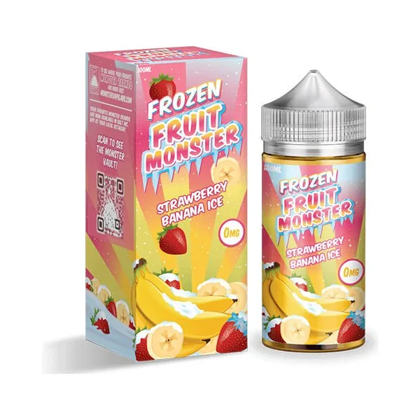 Strawberry Banana Ice by Frozen Fruit Monster 100ml