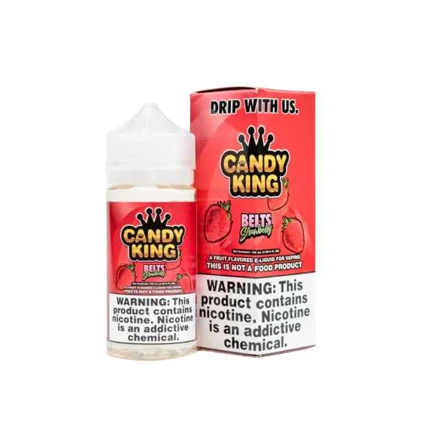 Strawberry Belts E-Liquid 100ml by Candy King E-Juice