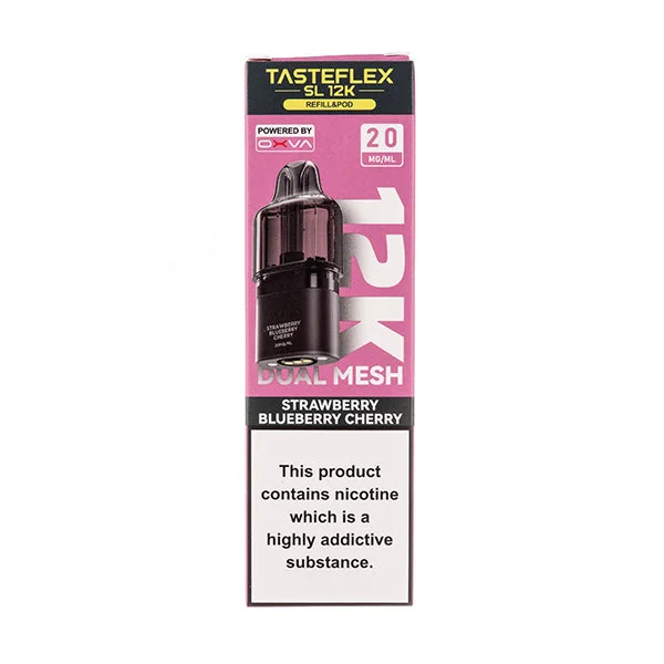 Strawberry Blueberry Cherry Tasteflex SL 12K Prefilled Pod + Refill by OXVA