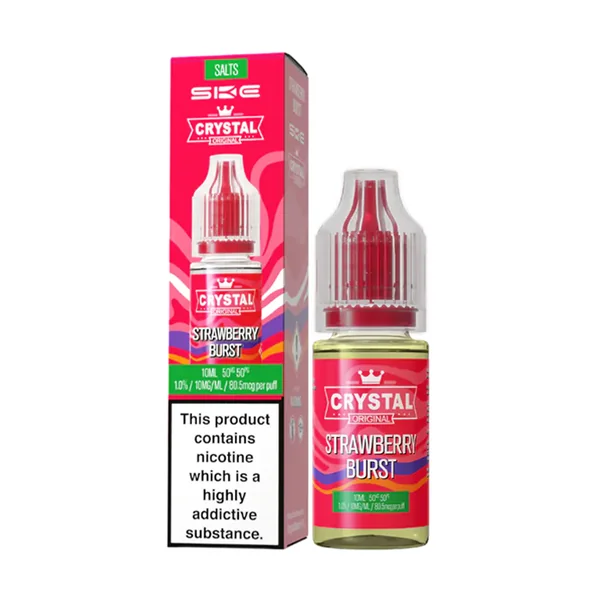 Strawberry Burst Nic Salt E-Liquid - Crystal Original - Image 3