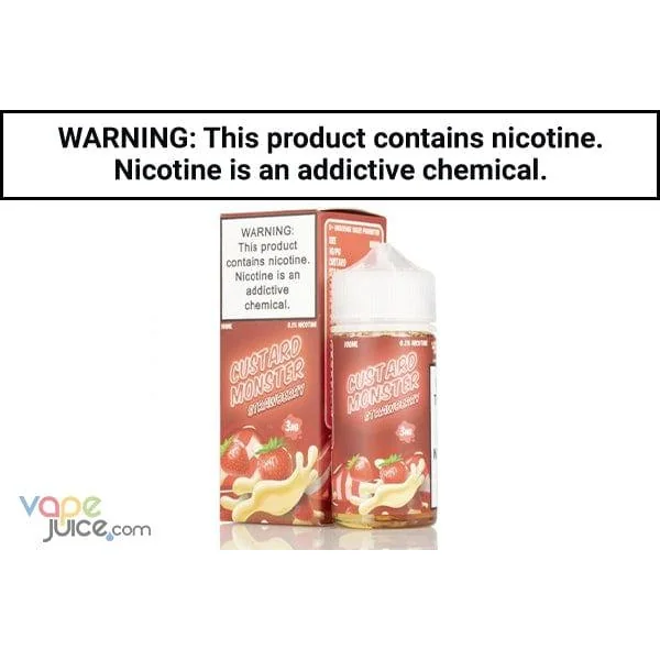 STRAWBERRY BY CUSTARD MONSTER 100ML