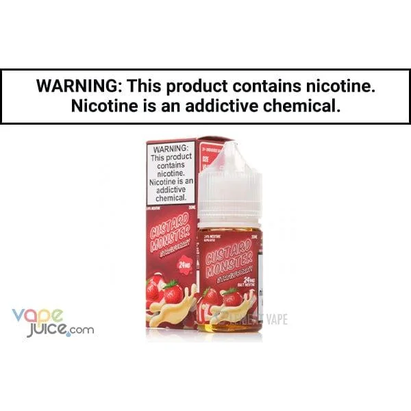 STRAWBERRY BY CUSTARD MONSTER SALT NIC 30ML