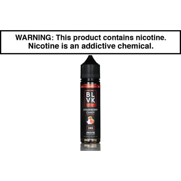 STRAWBERRY CANDY BY BLVK FRUIT E LIQUID 60ML