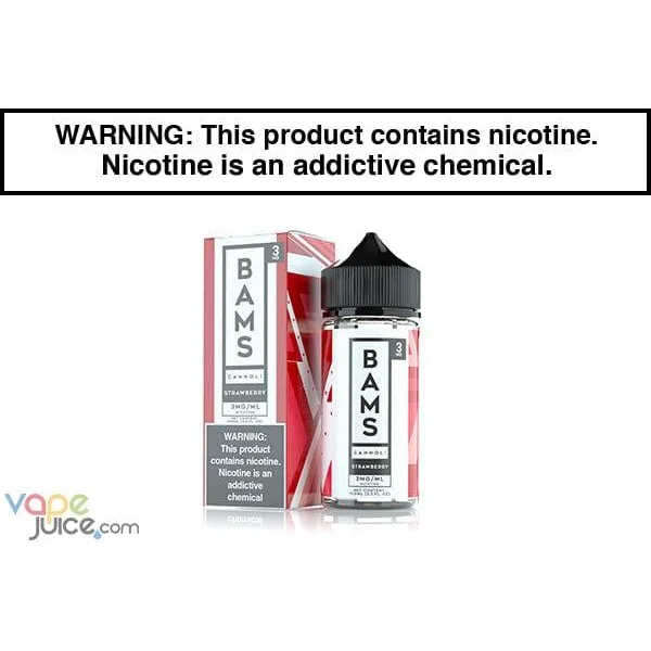 STRAWBERRY CANNOLI BY BAM'S CANNOLI 100ML