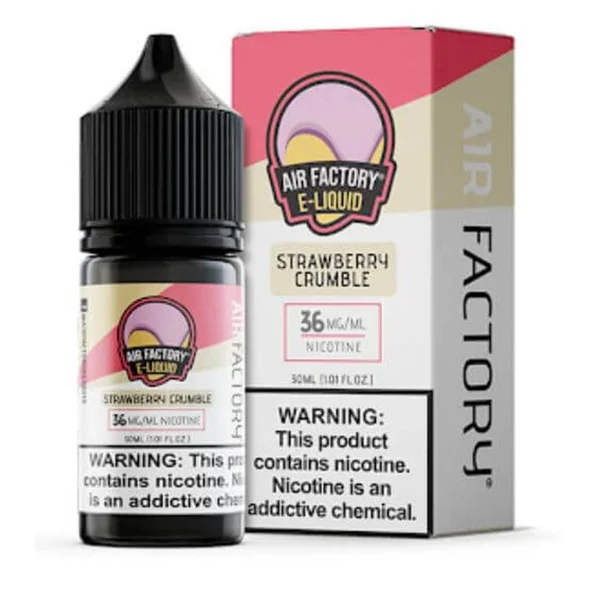 Strawberry Crumble SALT - Air Factory E-Liquids - 30mL