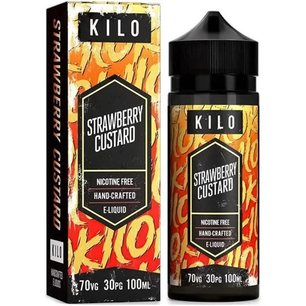 Strawberry Custard E Liquid 100ml by Kilo