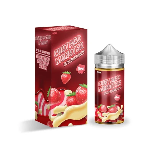 Strawberry Custard Monster by Jam Monster - 100ml