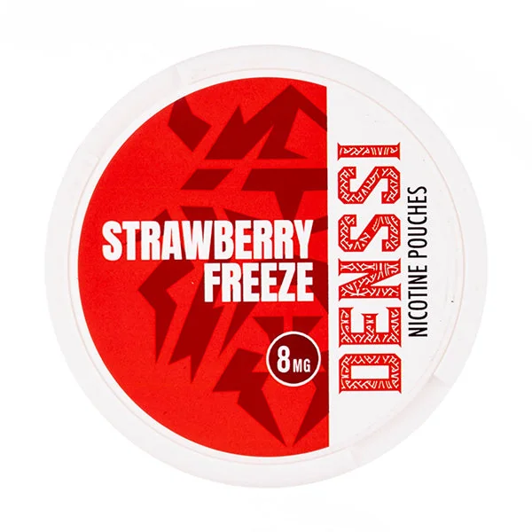 Strawberry Freeze Nicotine Pouches by Denssi