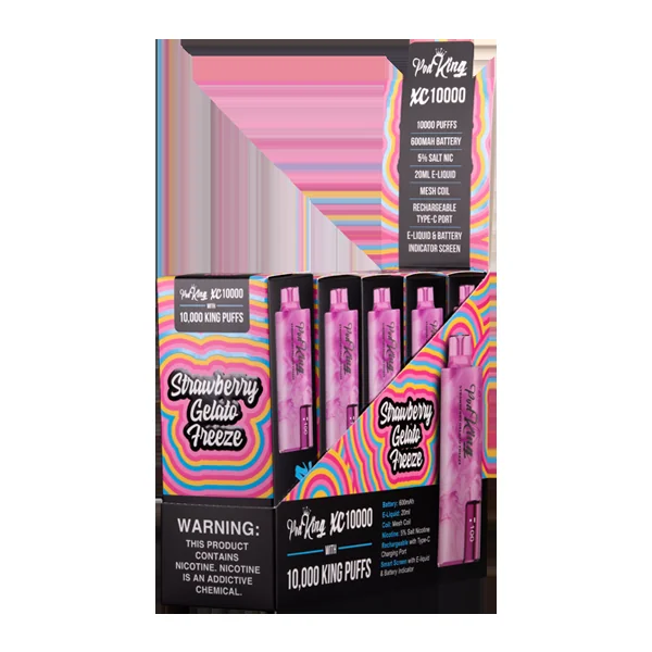 Strawberry Gelato Freeze Pod King XC10000 - Image 2