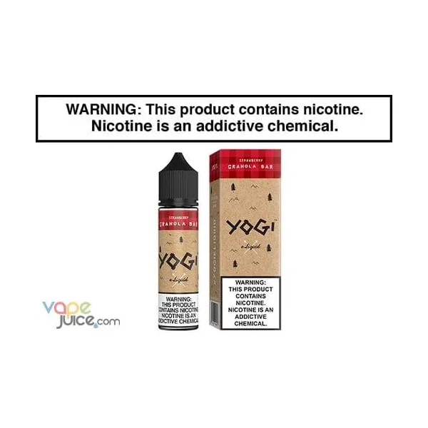 STRAWBERRY GRANOLA BAR BY YOGI E LIQUIDS 60ML