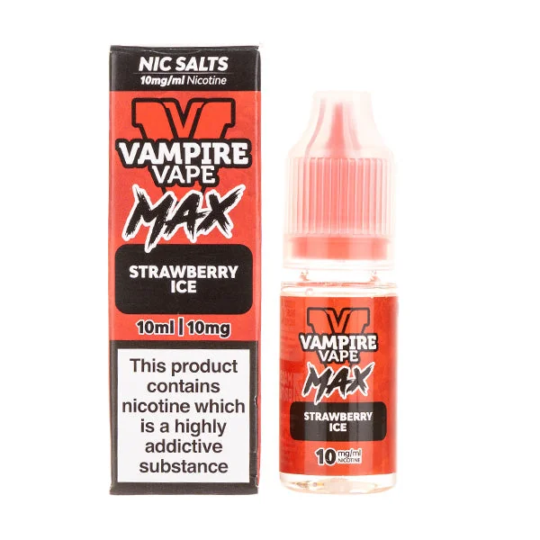 Strawberry Ice Nic Salt E-Liquid by Vampire Vape Max