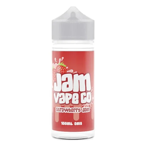 Strawberry Jam E Liquid 100ml Shortfill By Jam Vape Co