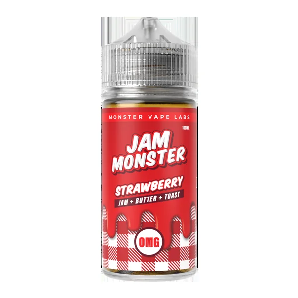 Strawberry Jam Monster eJuice Zero Nicotine 100ml
