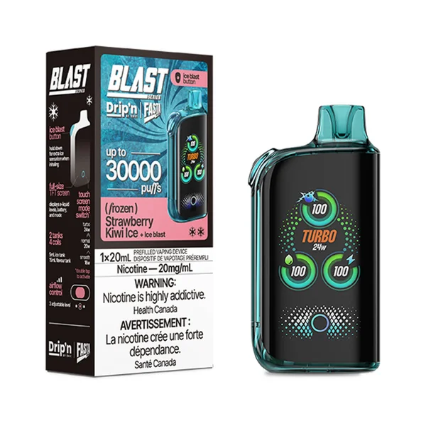 Strawberry Kiwi Ice Drip'n by Envi Fasta Blast 30K | VapeLoft
