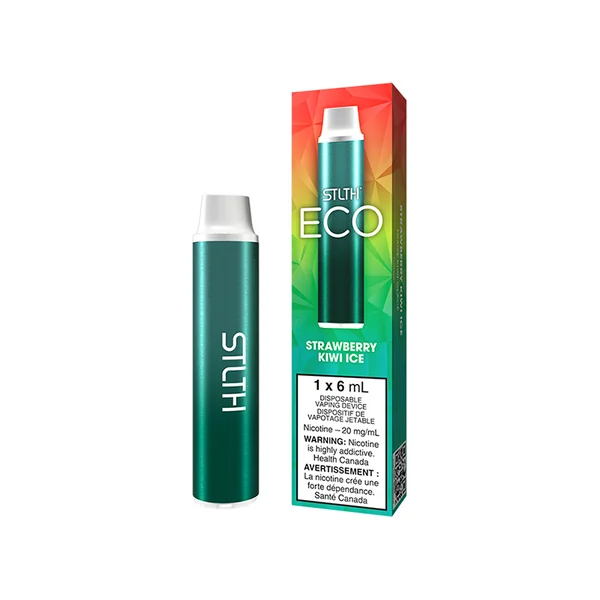Strawberry Kiwi Ice STLTH Eco | 3K Puffs Max - VapeLoft