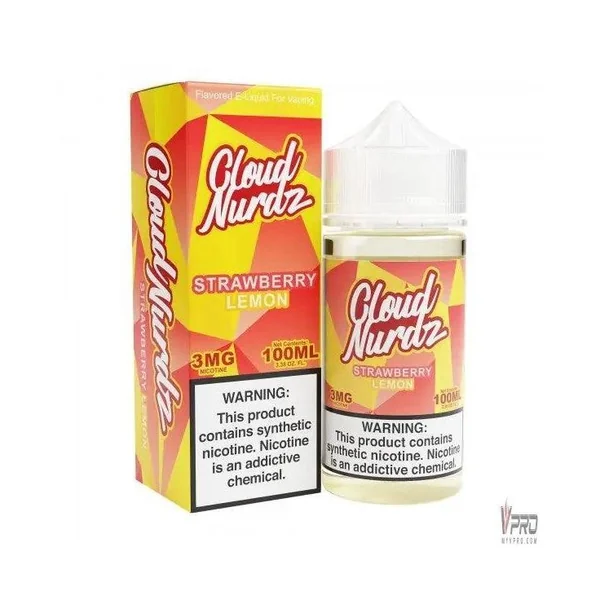 Strawberry Lemon - Cloud Nurdz Synthetic 100mL