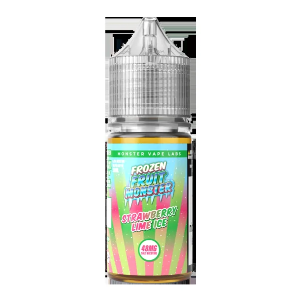Strawberry Lime Ice Frozen Fruit Monster Salt by Monster Labs