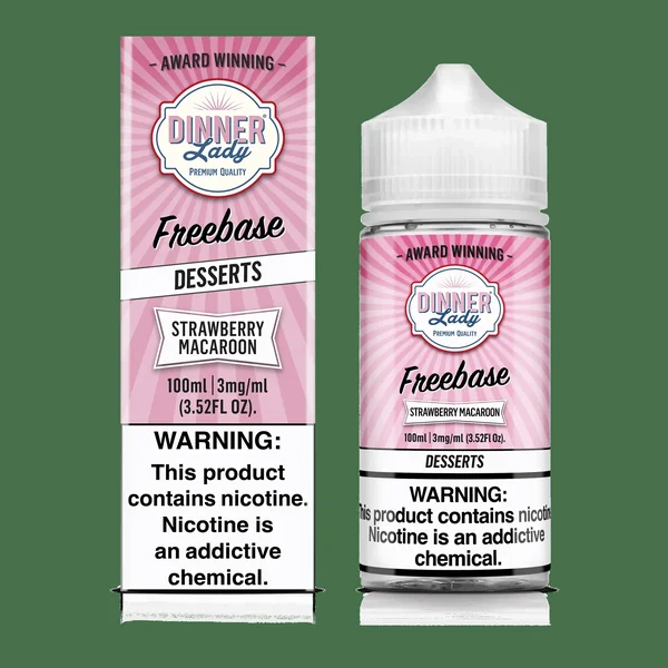Strawberry Macaroon - Dinner Lady - 100mL
