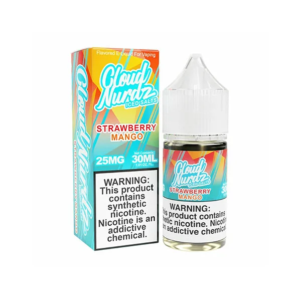 Strawberry Mango Ice by Cloud Nurdz Salt 30ml by
