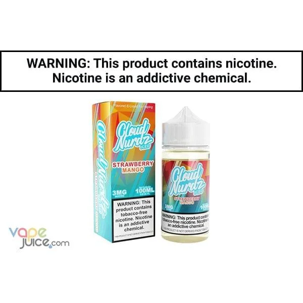 STRAWBERRY MANGO ICED BY CLOUD NURDZ 100ML