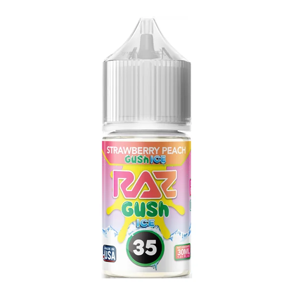 Strawberry Peach Gush RAZ X Pod Juice Salts (Nixodine) - Image 2
