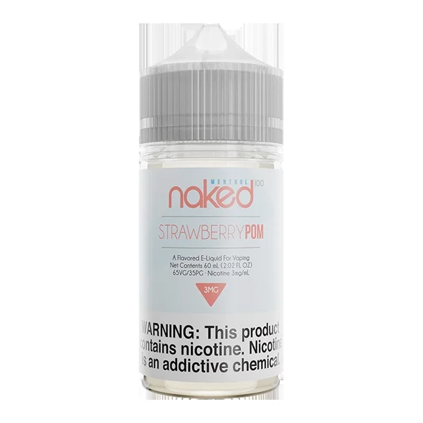 Strawberry Pom Naked100 Menthol e-Juice