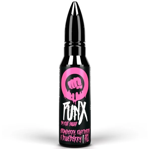Strawberry Raspberry & Blueberry E Liquid 50ml by Punx Riot Squad