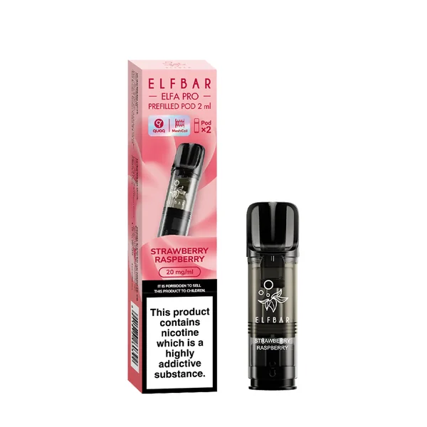 Strawberry Raspberry Elf Bar Elfa Pro Pods (x2) - Image 2
