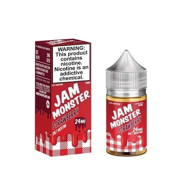 Strawberry SALT - Jam Monster - 30mL