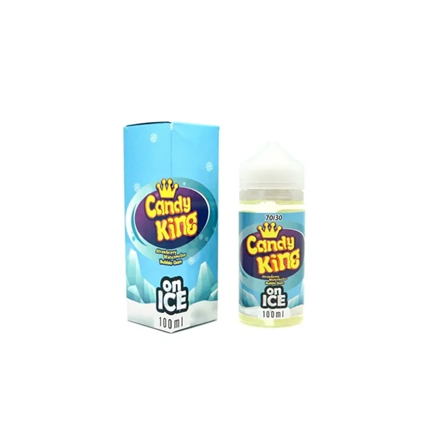 Strawberry Watermelon BubbleGum on Ice by Candy King 100ml $8.43