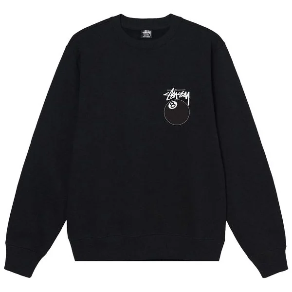 Stussy Crewneck 8 ball black