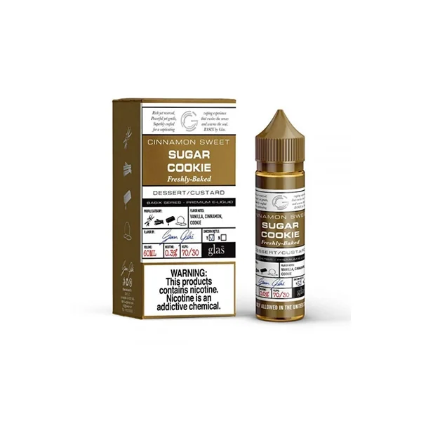 Sugar Cookie Glas Basix Series E-Liquid 60ml $8.98