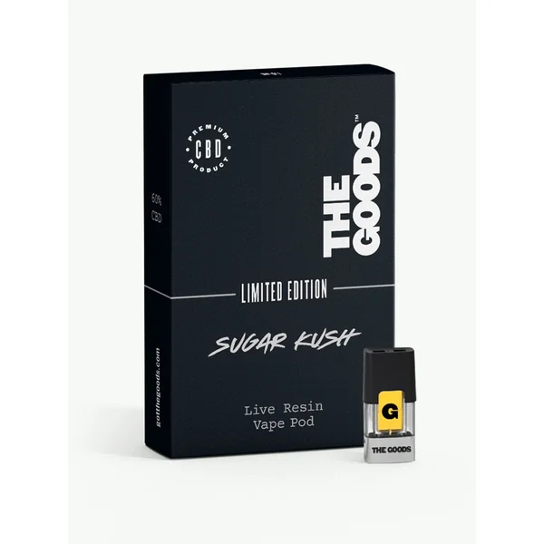 Sugar Kush Live Resin CBD Vape Pod | 60% CBD | SPECIAL EDITION