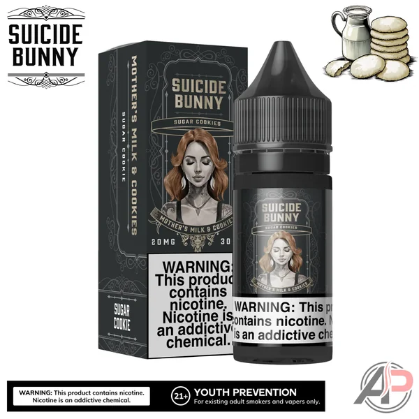 Suicide Bunny Mothers Milk And Cookies E-Liquid 120mL - Image 2