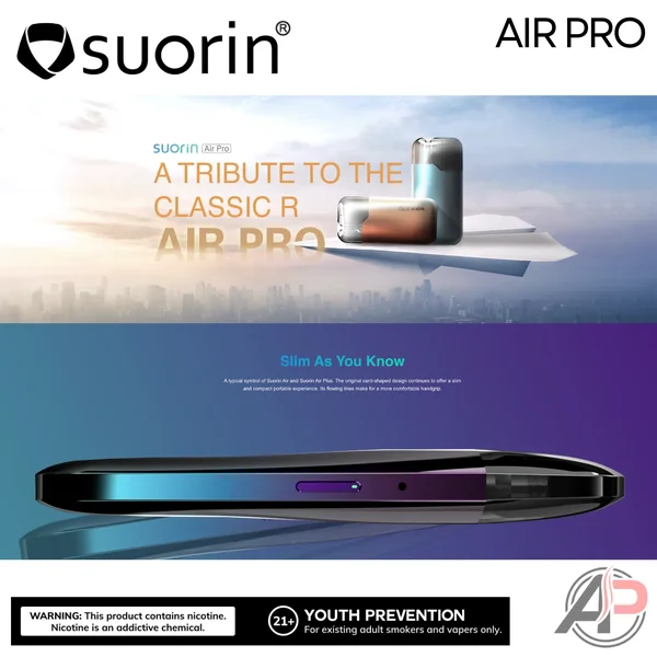 Suorin Air Pro 18w Pod System Starter Kit Device - Image 2
