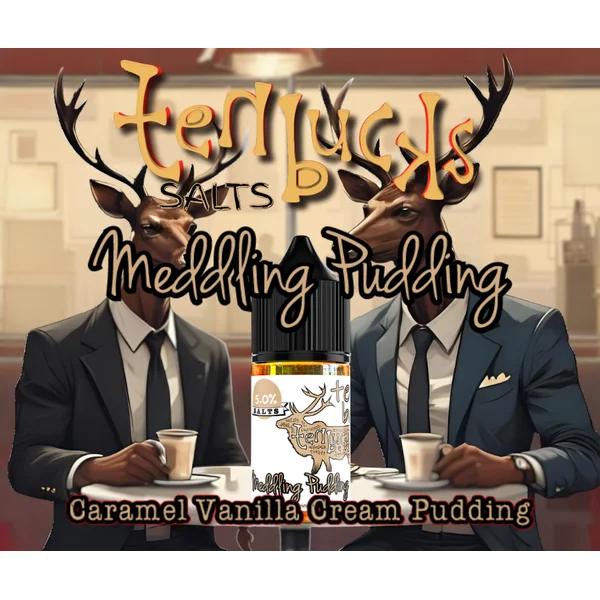 TB Juice Salts Wholesale - Meddling Pudding Flavored Synthetic Salts Nicotine Solution