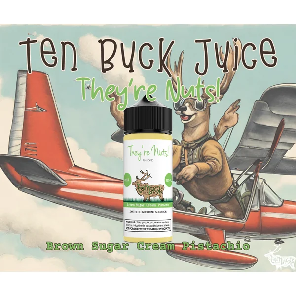 TB Juice Wholesale - They're Nuts! Flavored Synthetic Nicotine Solution