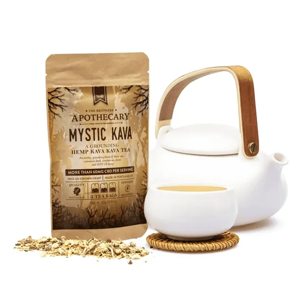 The Brothers Apothecary Mystic Kava Root Hemp CBD Tea
