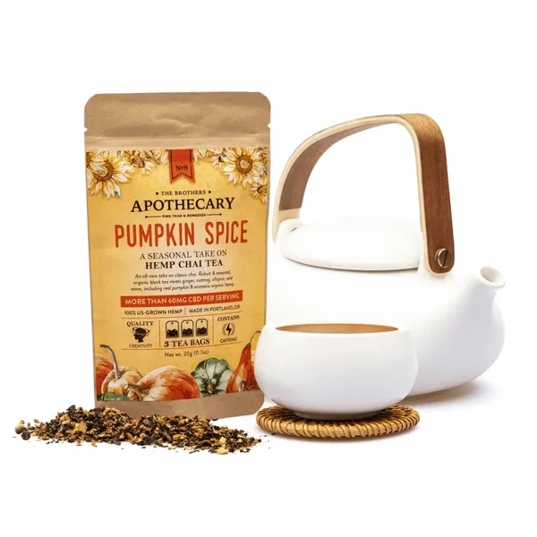 The Brothers Apothecary Pumpkin Spice Chai Hemp CBD Tea